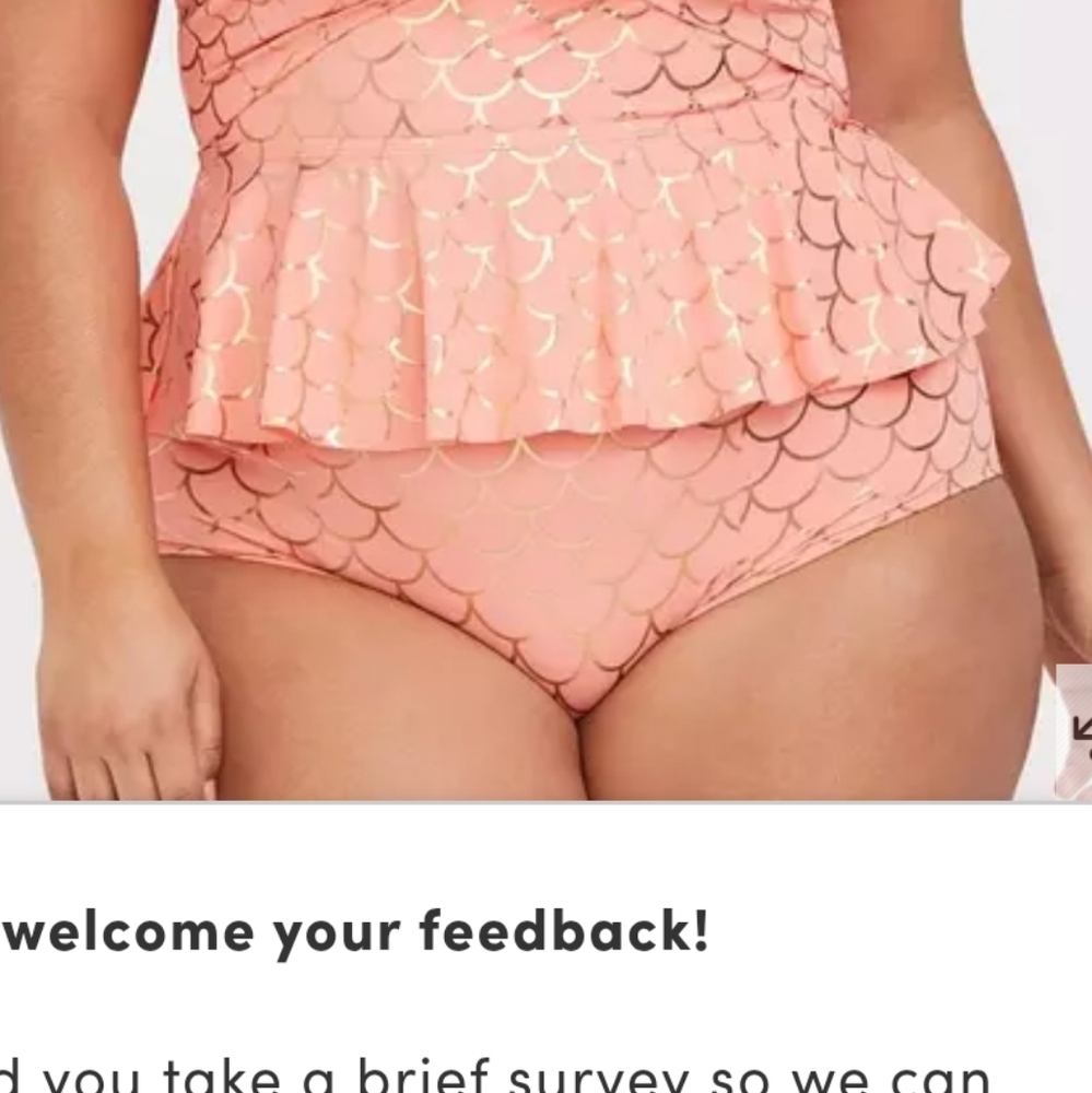 Torrid Mermaid Bathing Suit Bottoms